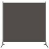 vidaXL Cloison de séparation anthracite 175x180 cm tissu