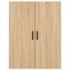 vidaXL Buffet haut Ch&ecirc;ne sonoma 69,5x34x180 cm Bois d'ing&eacute;nierie
