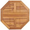 vidaXL Table &agrave; d&icirc;ner pliable de jardin &Oslash;90x75 cm Bois de teck solide