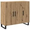 vidaXL Buffet Ch&ecirc;ne artisanal 90 x 34 x 80 cm Bois d'ing&eacute;nierie