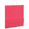 vidaXL Sacs en papier 250 pcs avec poign&eacute;es rose 45x17x48 cm