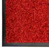 vidaXL Paillasson lavable Rouge 60x180 cm