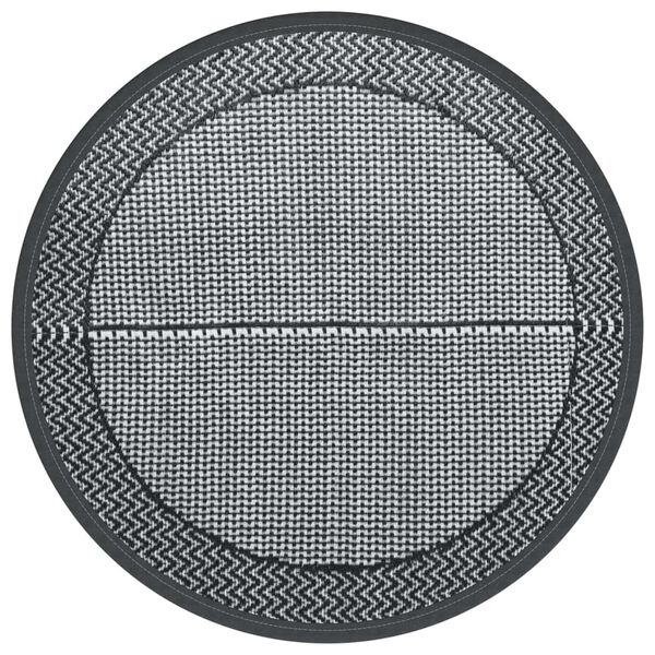 vidaXL Tapis d'ext&eacute;rieur ARAKIL gris &Oslash;160 cm PP