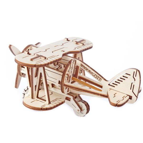 WOODEN CITY Kit de maquette Bois Biplan