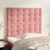 vidaXL T&ecirc;te de lit Rose 100x5x118/128 cm Velours