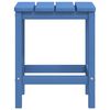 vidaXL Table de jardin Adirondack Bleu marine 38x38x46 cm PEHD