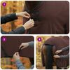 vidaXL Couverture &Eacute;quine Brun Fonc&eacute; Complet Polyester