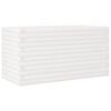 vidaXL Jardini&egrave;re blanc 90x40x46 cm bois de pin massif
