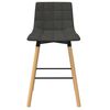 vidaXL Tabouret de bar Gris clair Tissu
