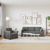 vidaXL Ensemble de Canap&eacute;s 2 pcs Gris fonc&eacute; 198 x 78 x 80 cm Velours