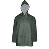 vidaXL Combinaison de pluie imperméable 2 pcs avec capuche Vert L