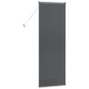 vidaXL Store de Fen&ecirc;tre avec des rideaux Gris fonc&eacute; Aluminium