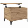 vidaXL Table basse Ch&ecirc;ne artisanal 60 x 44,5 x 45 cm Bois d'ing&eacute;nierie
