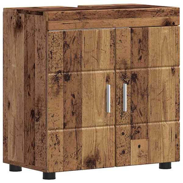 vidaXL Ensemble de mobilier de salle de bain TULUM Bois ancien