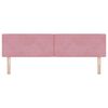 vidaXL T&ecirc;te de lit avec t&ecirc;te de lit Rose 180 cm Cuir synth&eacute;tique