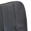 vidaXL Chaise &agrave; bascule Gris Cuir v&eacute;ritable