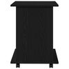 vidaXL Cabinet roulant Ch&ecirc;ne noir 60 x 45 x 55 cm Bois d'ing&eacute;nierie