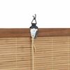 vidaXL Store enrouleur avec des rideaux Marron 110 x 220 cm Bambou