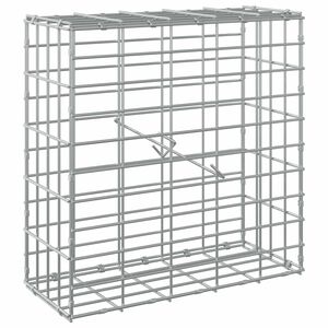 vidaXL Gabion avec fil de 5 mm et maille de 5x10 cm 50x20x50 cm