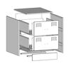vidaXL Tables de chevet 2 pcs blanc 34,5x39x44 cm acier