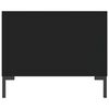 vidaXL Table basse noir 90x50x40 cm bois d'ing&eacute;nierie