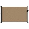 vidaXL Auvent lat&eacute;ral r&eacute;tractable taupe 117x300 cm