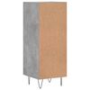 vidaXL Buffet Gris b&eacute;ton 34,5x34x90 cm Bois d'ing&eacute;nierie