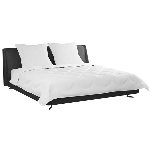 vidaXL Ensemble de Duvet 3 pcs Blanc Microfibre et Plumes D'oie