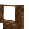 vidaXL Biblioth&egrave;que d'angle &agrave; 4 niveaux ch&ecirc;ne fum&eacute; bois d'ing&eacute;nierie