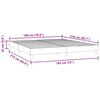 vidaXL Sommier &agrave; lattes de lit sans matelas noir 180x210 cm velours