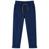 Pantalons pour enfants avec cordon de serrage bleu marine 116