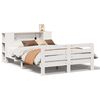 vidaXL Cadre de lit sans matelas blanc 140x200 cm bois de pin massif