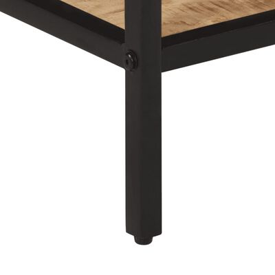 vidaXL Table console 70x35x70 cm bois de manguier massif brut