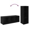 vidaXL Ensemble meuble TV 2 pcs Ch&ecirc;ne noir 107 x 35 x 37 cm