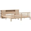 vidaXL Lit biblioth&egrave;que sans matelas 180x200 cm bois massif de pin