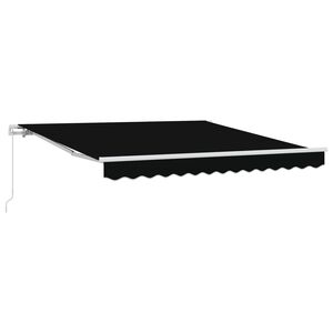 vidaXL Auvent r&eacute;tractable Noir 300 x 250 x 165 cm