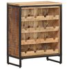 vidaXL Armoire &agrave; vin 62x33x78,5 cm Bois de manguier brut
