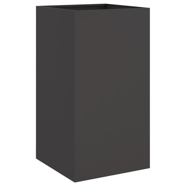 vidaXL Jardini&egrave;re noir 42x38x75 cm acier