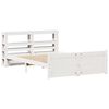 vidaXL Cadre de lit avec t&ecirc;te de lit sans matelas blanc 140x190 cm