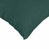 vidaXL Coussins de canapé 2 pcs Vert foncé 80 x 80 cm tissu