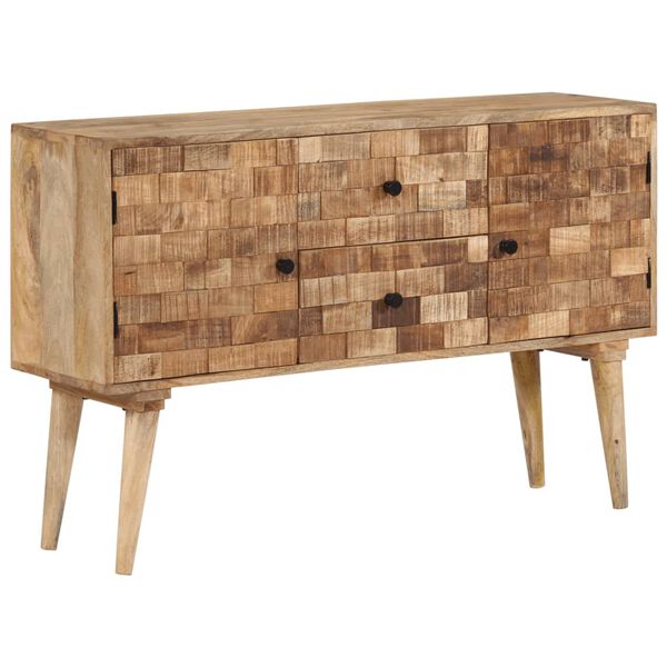 vidaXL Buffet 110x30x70 cm bois massif de manguier