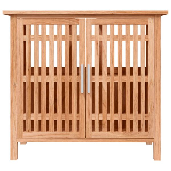 vidaXL Armoire de salle de bain 66x29x61,5 cm Bois massif de noyer