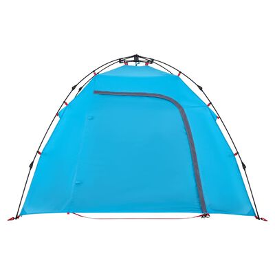 vidaXL Tente de camping à dôme 3 personnes bleu libération rapide