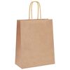 vidaXL Sacs en papier 250 pcs avec poign&eacute;es marron 18x8x22 cm