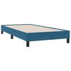 vidaXL Cadre de lit sans matelas bleu fonc&eacute; 100x220 cm velours