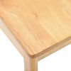 vidaXL Chaise de salle &agrave; manger 2 pcs Naturel