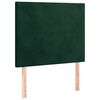 vidaXL Cadre de lit sans matelas vert fonc&eacute; 80x200 cm velours