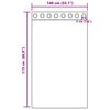 vidaXL Rideaux occultants 2 pcs Gris clair 140 x 175 cm Velours