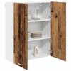 vidaXL Armoire suspendue avec stockage Bois ancien 80 x 31 x 100 cm