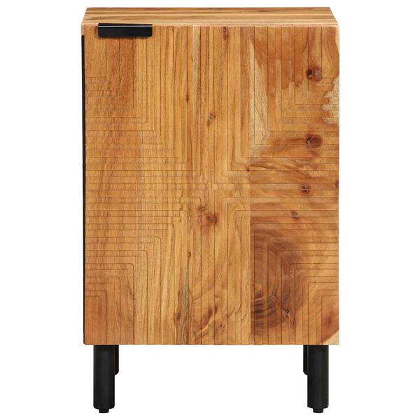 vidaXL Meuble de Lavabo de Salle de Bain avec porte Bois d'ing&eacute;nierie
